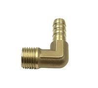 Brass Pipe Fitting Elbow 10mm Hose Barb Tail M14x2 Male Connector Joint Copper Coupler Adapter