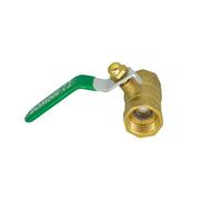 Brass Pneumatic Shut Off Ball Valve 1/4" 3/8" 1/2" 3/4" Female Male Thread Two Way Pipe Fitting Connector Coupler Adapter 2pcs(3/8",Male to Male)