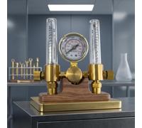 Brass pour argon Regulator Type 191 Dual Outlet CGA580 Brass(CGA320)