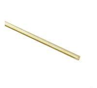 Brass Round Rod Bar Hard and Unbending Solid Copper, for Hardware Handcrafted DIY Tool Metal Rods Length 500mm 1pcs(1.5x500mm)