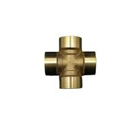 Brass Splitter Cross 4 Way Pipe Fitting DN10 3/8" Female Adapter Connector Coupling