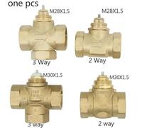 Brass three-way valve two-way valve DN15 DN20 DN25 M30X1.5 M28X1.5(M28X1.5,2 WAY_DN20)
