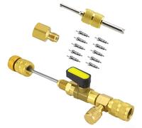 Brass Valve Core Remover Tool 1/4 5/16 Inch AC Repair
