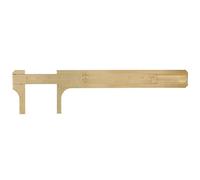 Brass Vernier Caliper Accurate Measuring Tool for Jewelry Enthusiasts (Single scale (length 12cm))