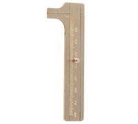Brass Vernier Caliper Accurate Measuring Tool for Jewelry Enthusiasts (Single scale (length 8cm))