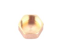 Brass Water Pipe Fitting Cover Embout en laiton 3/4 po for raccords de plomberie de jardin domestique, filetage femelle, bouchon de tuyau en laiton