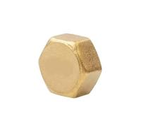 Brass Water Pipe Fitting Cover Embouts de tuyau d'arrosage 1/2" en laiton avec rondelles, bouchon femelle