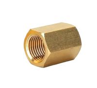 Brass Water Pipe Fitting Cover Raccord de tuyau for eau, carburant, gaz, filetage femelle, raccord hexagonal, 1/8", 1/4", 3/8", 1/2", 3/4"(1-2 to 3-4)
