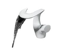 Brass Waterfall Bathroom Basin Faucet Single Handle Hot Cold Water Washbasin Taps Multi Functional Brass Faucet(D,G3/8)