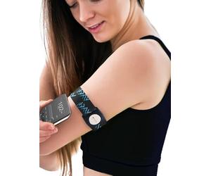 Brassard Ajustable pour Dexcom G7 et Dexcom ONE+ - Dia-Style - Support Élastique avec Clip Rotatif, Confortable et Lavable - Protection Sécurisée pour Capteur (S (23-29 cm ~ 9.1-11.4 in))