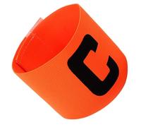 Brassard de capitaine de football - 33 x 7 cm en nylon jaune/orange/rouge/bleu/rose, élastique pour leadership d'équipe, contrôle du sport antidérapant | Parfait pour les matchs de football et les