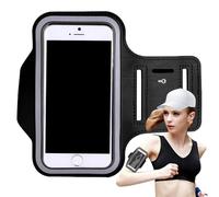 Brassard de course à pied pour téléphone portable | Sac de sport étanche avec écran tactile et fente pour clé | Pochette réfléchissante réglable pour gym, jogging, randonnée, cyclisme - Convient aux