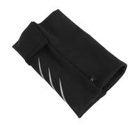 Brassard de Course pour Téléphone, Sacoche de Bras Noire en Polyester | Smartphones, Maintien Stable en Sport Extérieur et Fitness, Protection la Sueur, Format Léger Pliable