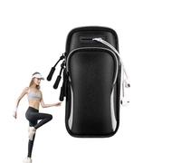 Brassard de course pour téléphone - Sangle de maintien cellulaire réglable - Housse de fitness résistante à la transpiration - Bande d'entraînement légère - Coupe sûre - Manches respirantes