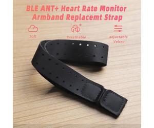Brassard de fréquence cardiaque avec bracelet de rechange élastique en lycra et nylon à boucle pour la course à pied