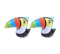 Brassard de natation gonflable, motif Toucan mignon, écharpe de bras de natation gonflable non toxique en PVC pour enfants de 3 à 6 ans débutants