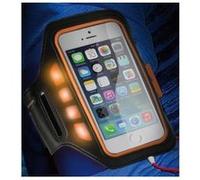 Brassard de protection pour smartphone avec témoins LED