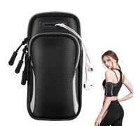 Brassard de Sport avec Poche Porte téléphone Portable Course et Porte-clés Poche pour Transporter Votre iPhone Pro Max etc Accessoire Parfait pour la Gym, la Course et Le