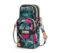 Brassard de Sport d'extérieur résistant à la Transpiration - avec bandoulière - Porte-clé - pour iPhone 13 Pro/12 Pro/XS Max, Galaxy S10 Plus, Huawei P30 Pro, Motif Fleur #10