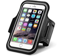 Brassard De Sport Pour Course À Pied Noir Pour Iphone 16 15 14 13 Pro Max Samsung Galaxy S25 S24 Ultra Plus A36 A26 A50 A51 A70 A71 Sangle Réglable Avec Support Pour Clé