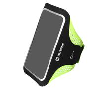Brassard de Sport pour Smartphone jusqu'à 6" avec Pochette Waterproof Swissten Noir / Jaune