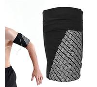 Brassard de téléphone de Course, brassards universels, Support de Manchon de téléphone Portable, Pochette avec Design réfléchissant pour Hommes et Femmes, Exercice d'entraînement, (L)