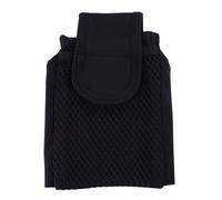 Brassard de Téléphone de Sport Élastique Noir pour Vélo et Course | Polyester et Spandex, Ajustable pour Maintien Stable, Dos Design Époxy Antidérapant