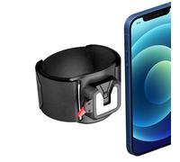 Brassard de téléphone en cours d'exécution - PC Acier inoxydable Nylon PU Bracelet de sport rotatif à dégagement rapide | Support de téléphone portable avec rotation à 360°, verrouillage mécanique, ad