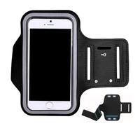 Brassard de téléphone pour course à pied, réfléchissant, résistant à la transpiration, réglable, sac de rangement léger et résistant aux chocs avec fente pour clé