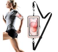 Brassard de téléphone, sac de rangement étanche pour la plupart des smartphones, entraînement, randonnée, voyage, accessoires en plein air, course à pied, 19 x 10 cm