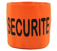 Brassard Élastique Marqué Securite - Orange Fluo