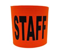 Brassard Élastique Marqué Staff - Orange Fluo