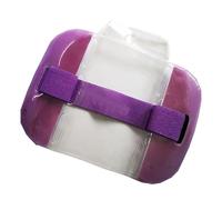 Brassard élastique transparent pour badge d'identité, photo, carte de crédit, sac pour homme et femme, style 1 - Violet