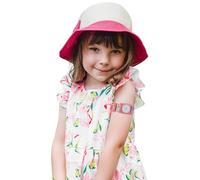 Brassard Enfant Ajustable pour Freestyle Libre 2 / Plus - Dia-Style Kiddy - Bande Élastique Confortable et Colorée - Protection Capteur CGM - Taille Réglable 18-25 cm (Smiley Flower)