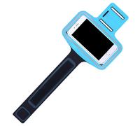 Brassard étanche pour téléphone - Support léger et résistant aux chocs avec fente pour clé, sac de rangement - Accessoire de sport pour le cyclisme, la randonnée, le jogging, l'exercice mobile