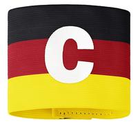 JAKO – Brassard de capitaine mixte Noir/Rouge/Jaune – Taille L-XL