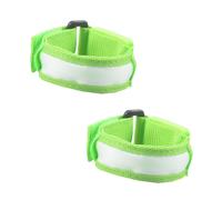 Brassard LED ajustable, bande réfléchissante rechargeable pour activités de plein air, visibilité nocturne avec 3 modes d'éclairage, conception