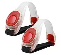 Brassard LED haute visibilité Night Runner's Companion avec modes continu ou clignotant, entièrement réglable, léger et adapté aux hommes, aux