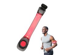 Brassard LED - PVC 18,5 x 3,7 x 1 cm | Bracelet LED de nuit | Brassard lumineux pour course à pied, cyclisme, sports de nuit, sécurité, fête amusante, événements en plein air, concerts et visibilité