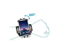 MOBILIS Brassard Poignet/Bras Universel 4-6" pour Terminal de Saisie & Smartphone, Ajustable, Rotation 360°, Armband Compatible Zebra TC21 TC26, ScanPal EDA51 EDA52, Xcover, Crosscall, iPhone