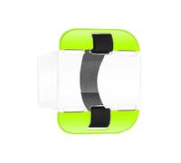 Brassard pour badge - Sangle réglable pour porte-badge, brassard réglable avec porte-forfait de ski, accessoire portable et léger résistant à l'usure, pour sports d'hiver et randonnée enneigée, 10 x 6