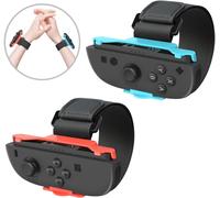 Brassard pour Nintendo Switch 2, compatible avec Just Dance 2025, 2024, 2023 et 2022, manette Joy-Con Switch, bracelet élastique réglable pour Zumba Burn It Up, Fitness Boxing (lot de 2)