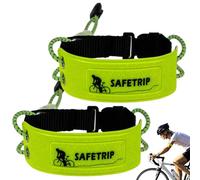 Brassard réfléchissant à LED rechargeable - Équipement de sport de sécurité haute visibilité, bande élastique réglable pour la course à pied, accessoire de sécurité lumineux | Protection exté