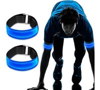 Brassard réfléchissant pour la course à pied, avec trois modes de clignotement et une lampe LED rechargeable pour une visibilité optimale lors
