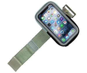 Brassard Sport - AVIZAR - Smartphone jusqu'à 6.1'' - Étanche - Noir - Ouverture écouteurs