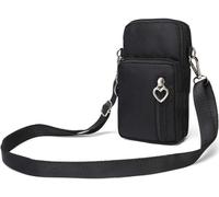 Brassard Sport Plein Air Sweat-Proof Running Armbag Cross-Body Épaule Casual Wallet Purse Gym Fitness Téléphone Portable Sac Porte-Clé Pour Iphone 13Pro/12 Pro/Xr,Galaxy S10 Plus,Huawei P30 Pro(Noir