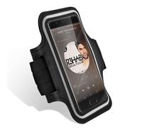 Brassard Sport pour Smartphone 5.2" Surface tactile Néoprène Lanière Scratch Noir