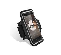 Brassard sport smartphone 5.2' surface tactile néoprène lanière velcro - noir