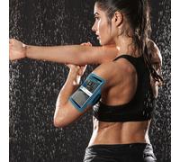 Brassard sport Smartphone Étui Anti-pluie Fenêtre Tactile Bleu turquoise