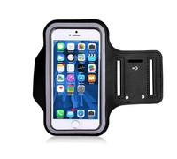 Brassard Telephone Sport, Porte Telephone Course a Pied Ajustable avec Poche Écouteur Brassard Running pour Jogging Cyclisme Randonnée (Jusqu'à 7 Pouces)